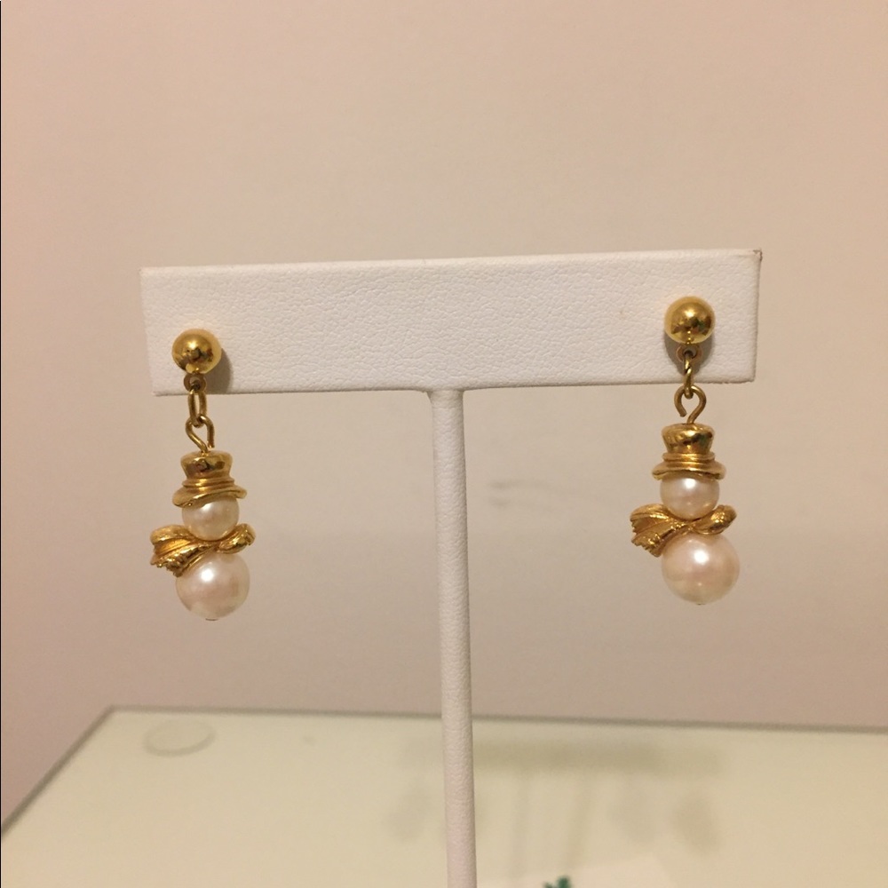 Snowman Earrings ✨ NWT